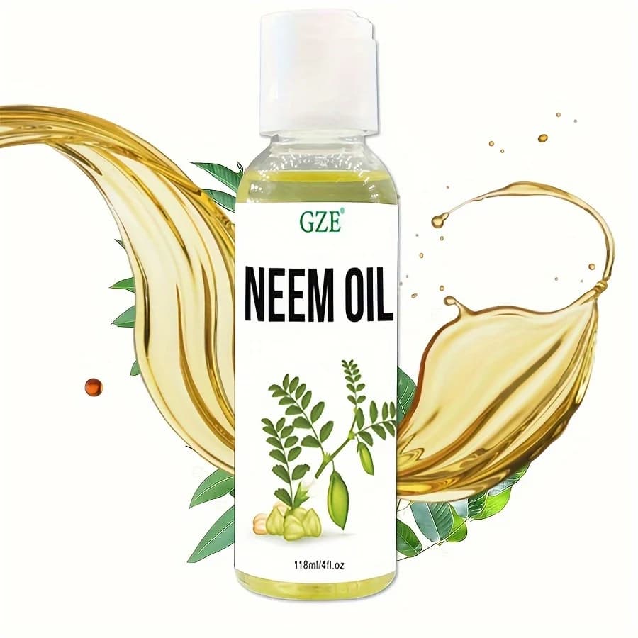 Huile de GZE Neem pour la peau, la croissance des cheveux non dilueuse pressée à froid, utilisée pour les cheveux, la peau et les ongles