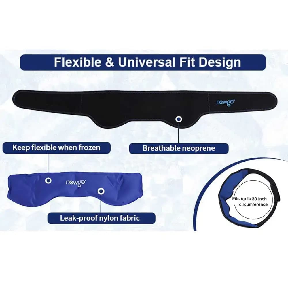 Bandeau de thérapie pour maux de tête, soulagement de la douleur, pour la Migraine, compresse froide et chaude, pour les blessures à la tête