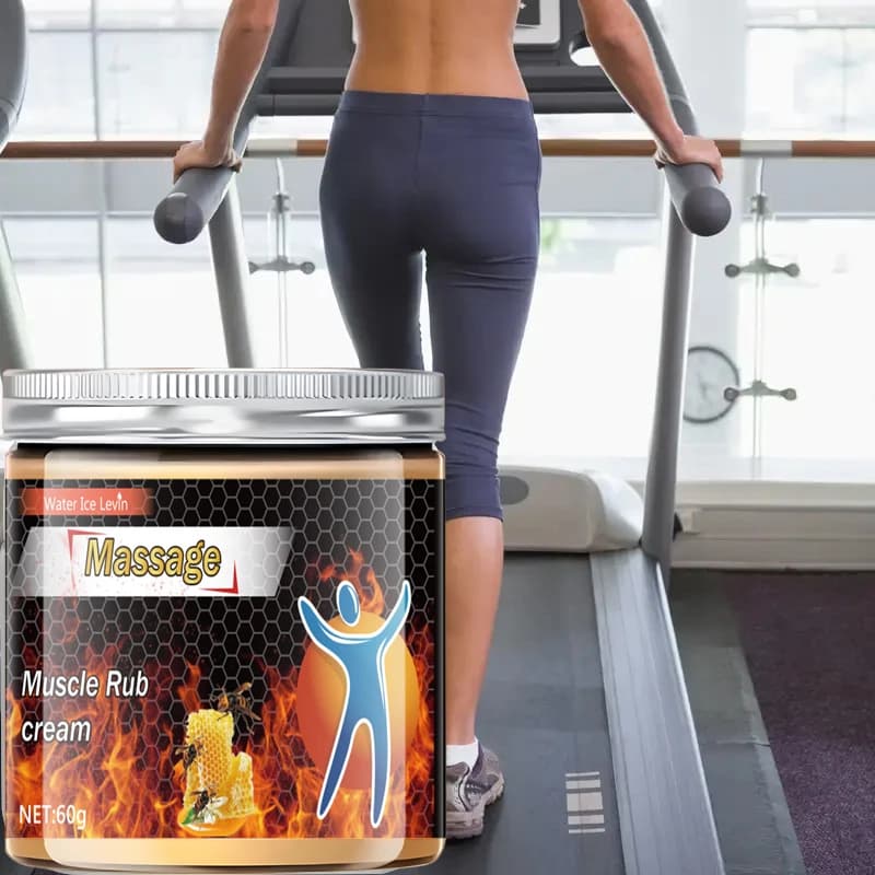 Crème de massage musculaire, adaptée aux hommes et aux femmes. Il est pratique à la chaleur, adapté aux douleurs musculaires, compatible avec tous les types de peau, conçu pour un massage sain.