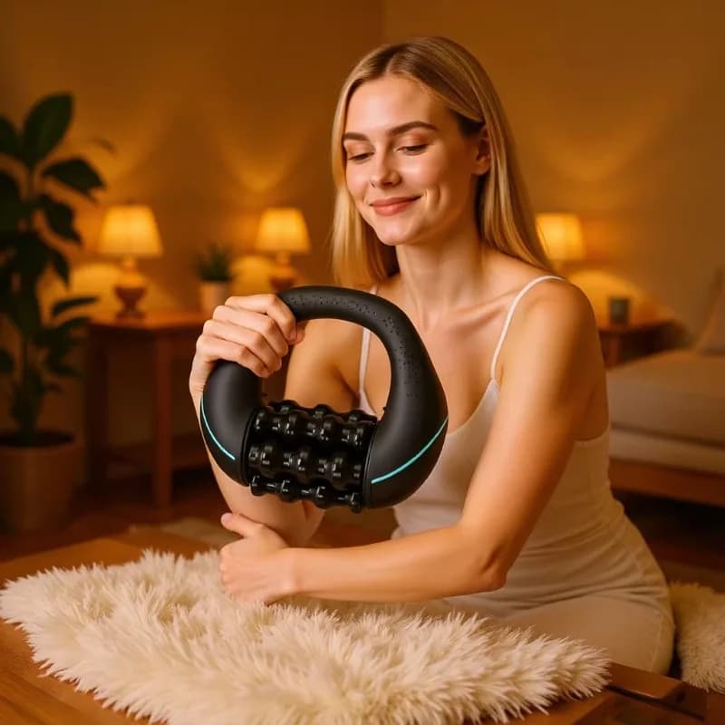 Mini masseur à percussion rotatif pour soulager la fatigue corporelle