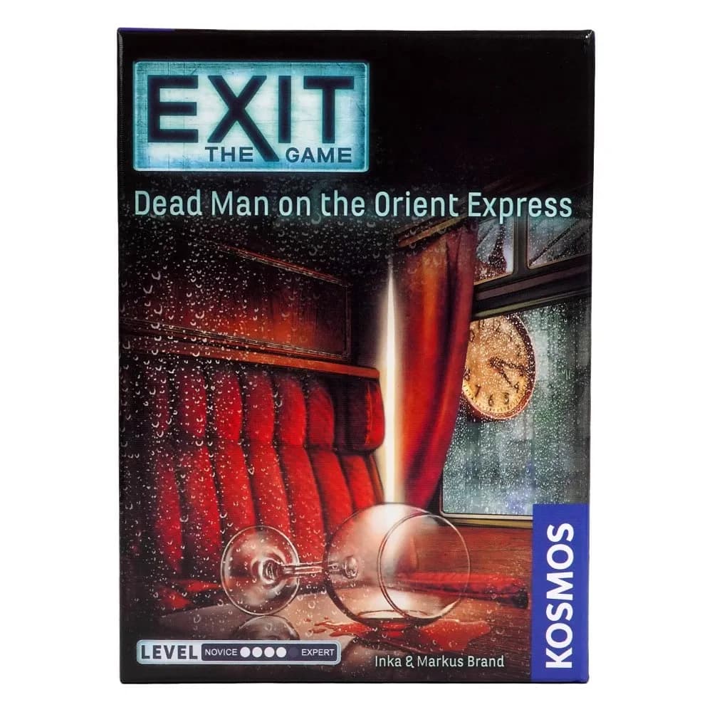 EXIT : Dead Man on the Orient Express, jeu de cartes de résolution mystère, jeux familiaux pour la nuit des jeux, jeux de soirée pour adultes et enfants