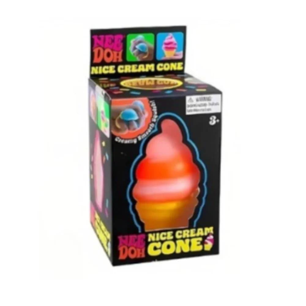 Schylling Nee Doh Nice Cube & Nice-Sicle Jouet sensoriel anti-stress à presser, cube anti-anxiété pour la concentration et les TDAH