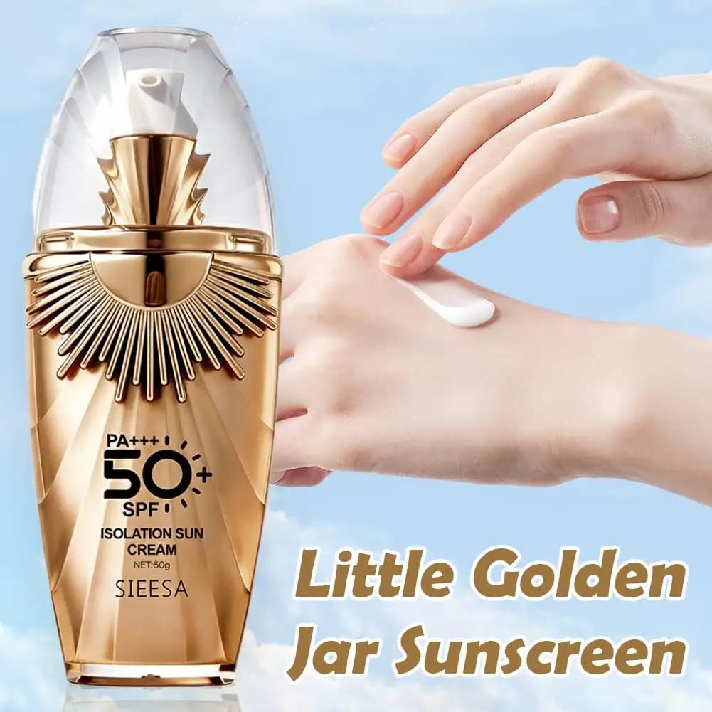 Crème solaire visage SPF 50+ PA+++ ultra haute protection, contrôle du sébum, résistante à l'eau, pour les soins quotidiens de la peau en extérieur