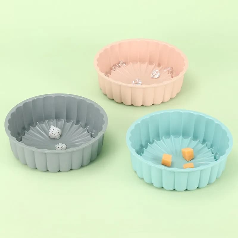 Moule à gâteau en silicone en forme de tournesol, antiadhésif, réutilisable, rond, pour gâteaux, pains et tartes, idéal pour la cuisson du chocolat, des gâteaux, des tartes et des pains.