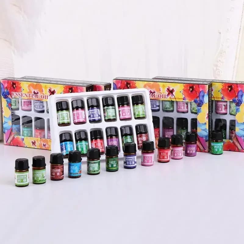 12 pièces 3ML désodorisant plante naturelle aromathérapie huile essentielle climatisation parfum arôme diffuseur parfum humidificateur