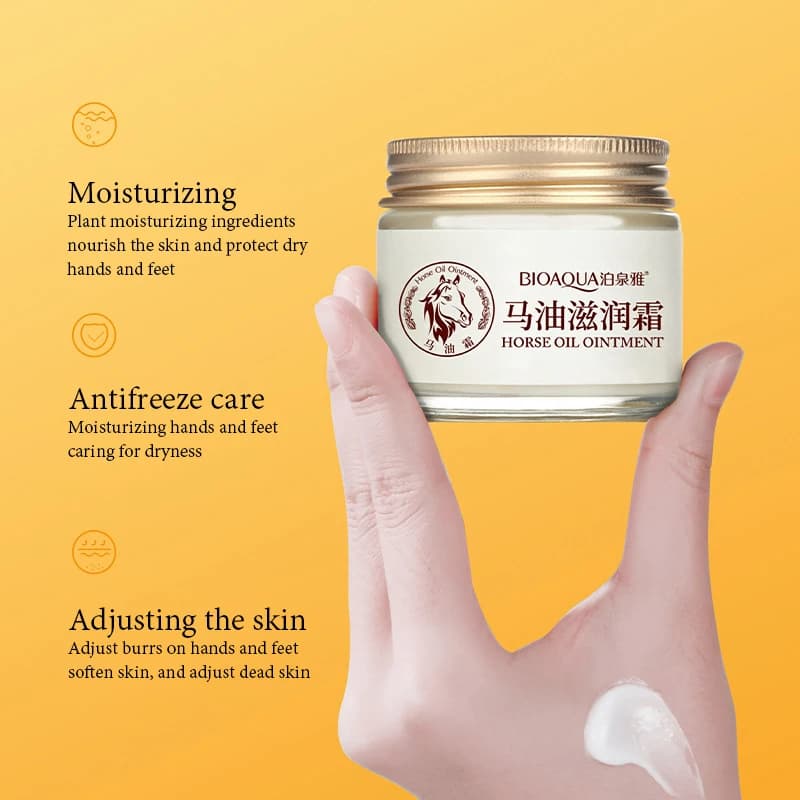 BIOAQUA huile de cheval crème pour le visage Anti-rides hydratant
