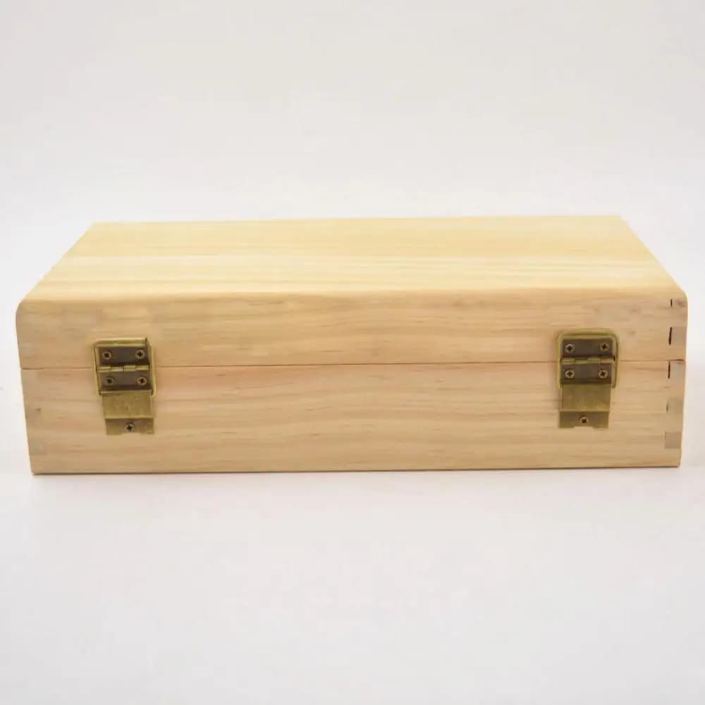 Boîte d'huile essentielle en bois, conteneur organisateur, robuste, léger, excellente savoir-faire, mallette de rangement en bois naturel massif