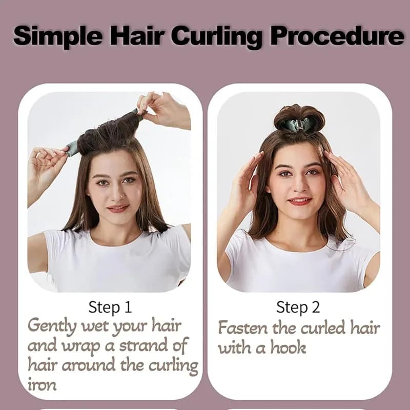 Bandeau pour cheveux sans chaleur