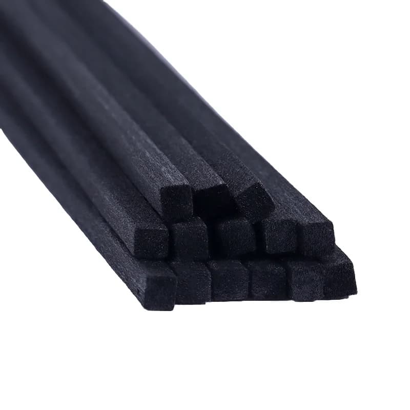 100 pièces forme carrée L22cm D4mm Reed diffuseur bâtons de remplacement bricolage à la main épais rotin aromathérapie