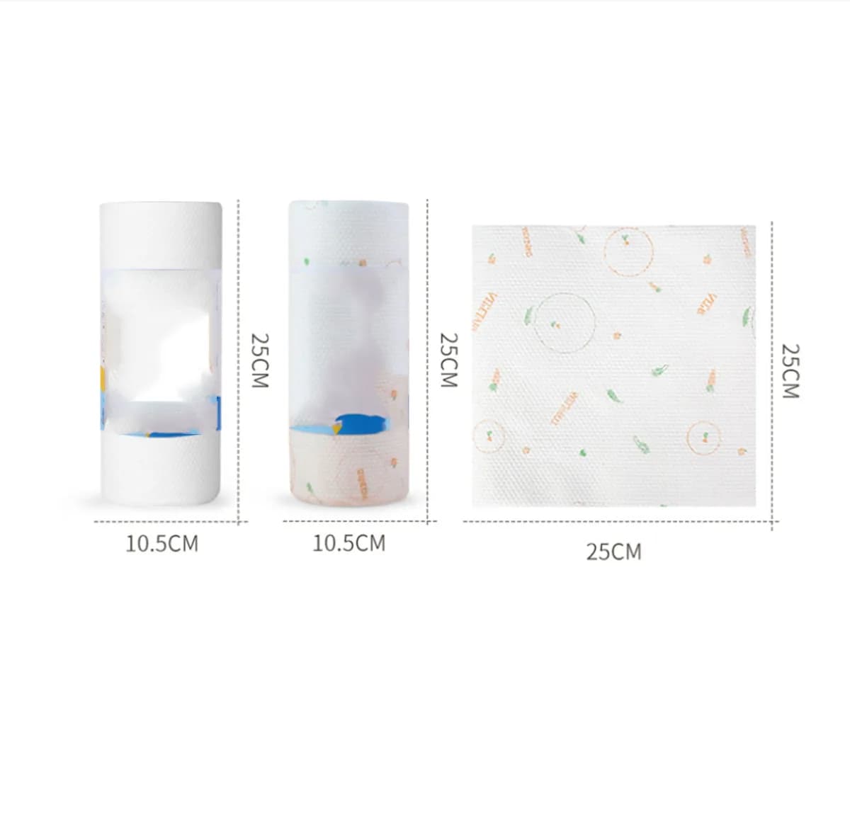 Un rouleau de chiffon paresseux, papier de cuisine absorbant et épais, sec et humide, double usage, sans huile, jetable, vente en gros