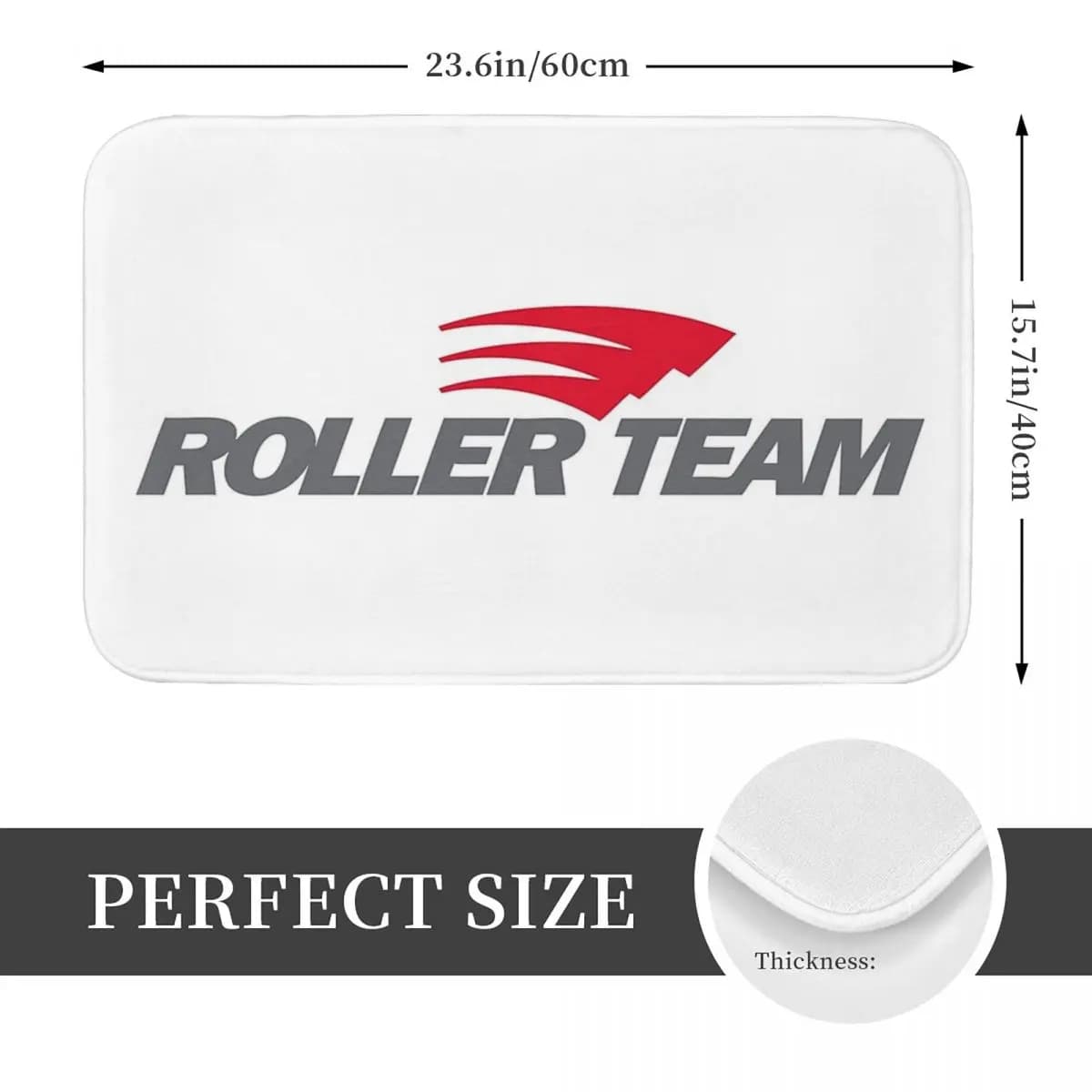 ROLLER TEAM-Tapis de Sol en Polymères Absorbants, Anti-Ald Doorvirus, pour Cuisine, Entrée de Maison, Chambre à Coucher
