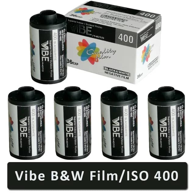 Film négatif pour appareil photo Kodak, 1 rouleau, 2 rouleau, 3 rouleau, 5 rouleau, VIpun400, noir et blanc, ISO 400, 35mm, 135, 36EXP, rouleau, date d'échéance 3.2026