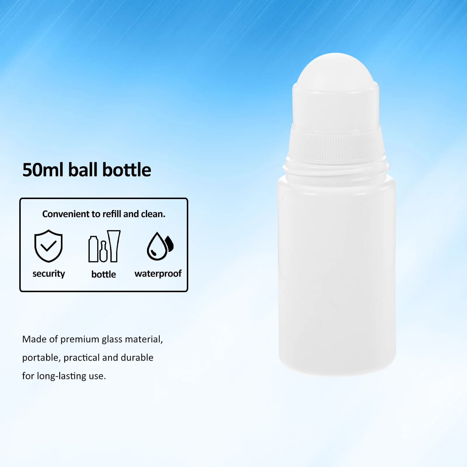 Bouteilles à roulettes portables de 50ML