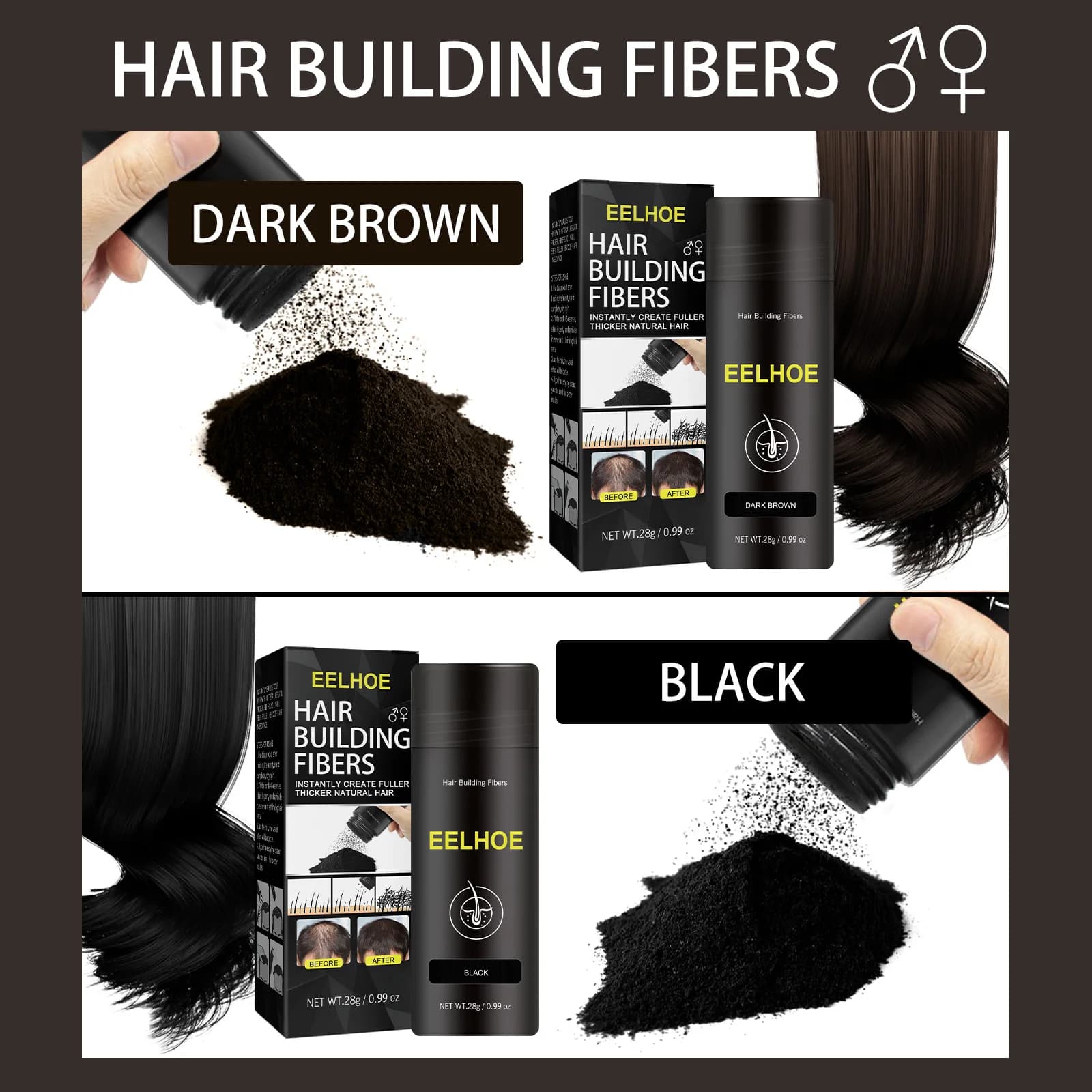 EELHOE huile de gingembre pour stimulateur de croissance des cheveux Anti calvitie hydratant cheveux amincissement Fibers de renforcement des cheveux produits de soins capillaires