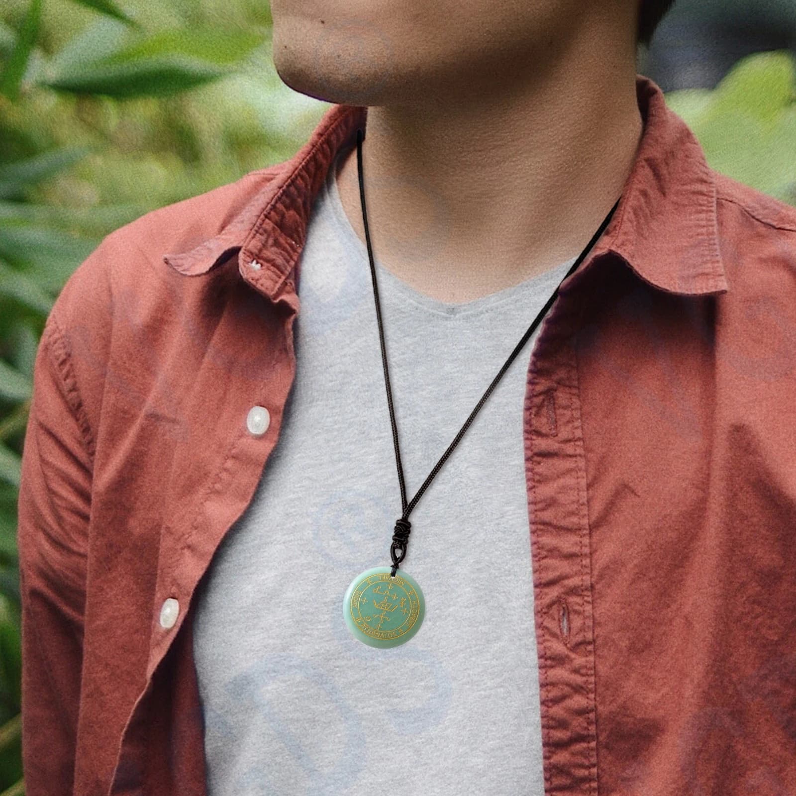 Pendentif en cristal de quartz naturel des sept archanges pour hommes et femmes, amulette de protection des anges, breloque de collier d'énergie spirituelle, bijoux