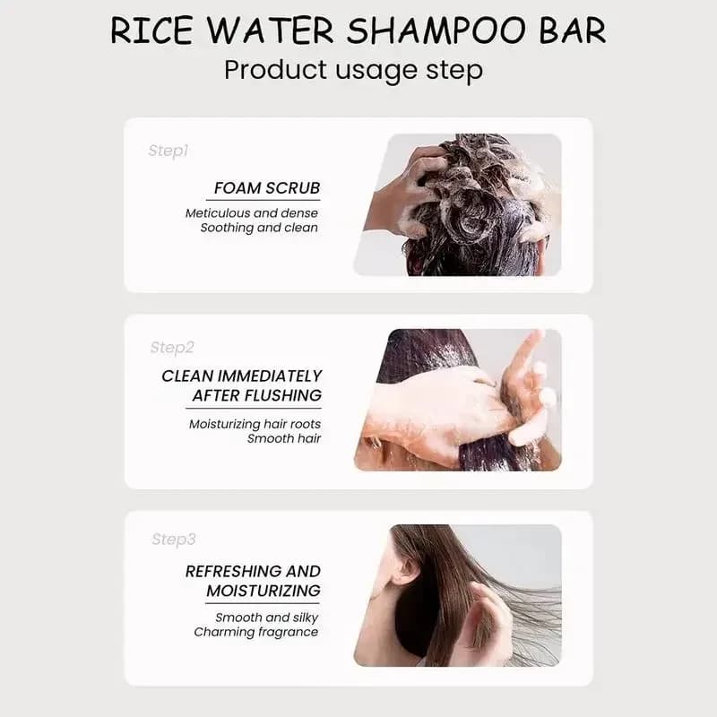 Shampoing au riz biologique