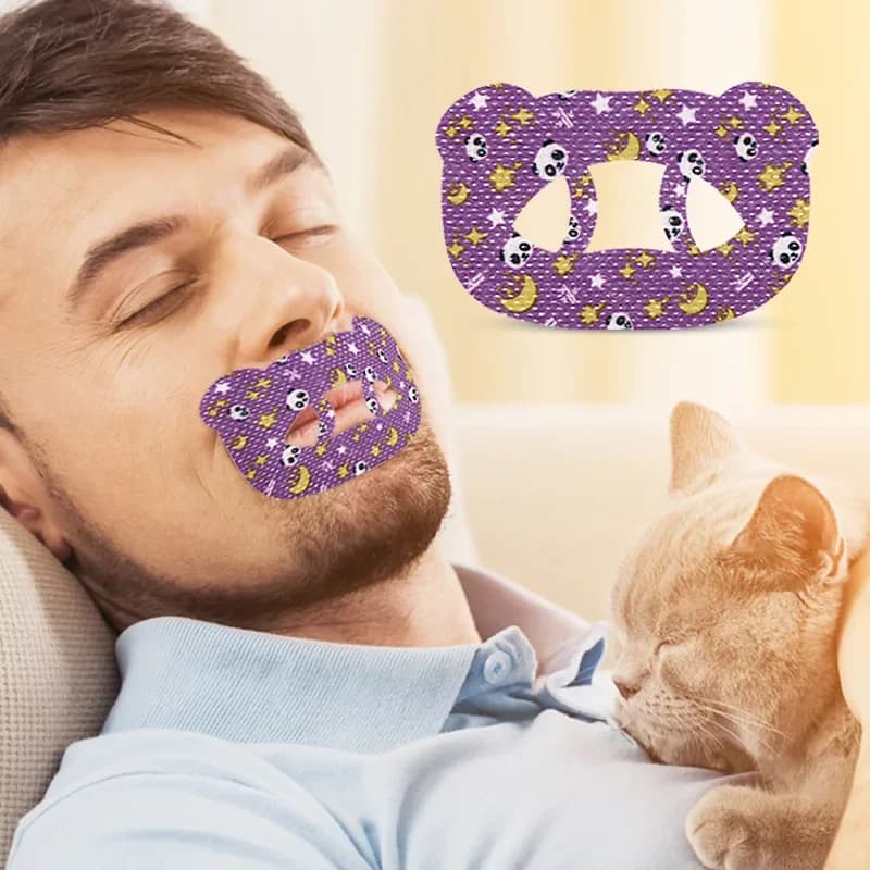 Autocollants Anti-ronflement pour enfants et adultes, 30 pièces, sommeil nocturne, lèvre, nez, amélioration de la respiration, Patch correcteur de bouche, bande d'orthèse