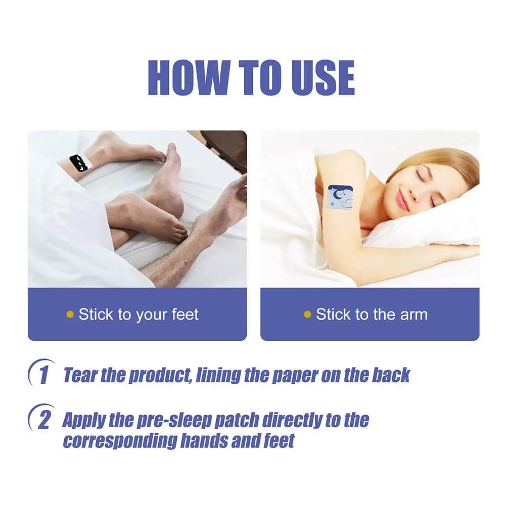 Patch d'aide au sommeil pour le sauna, le traitement des vertiges, le nerf souligné, l'aide du cerveau, autocollant pour le sommeil, la relaxation, anti-apaisant, 28 pièces, J1U8