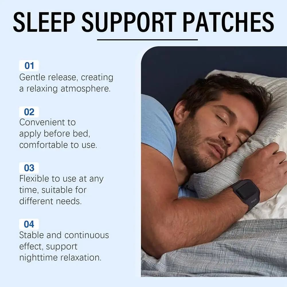 Patchs d'acupression pour un sommeil doux et sûr
