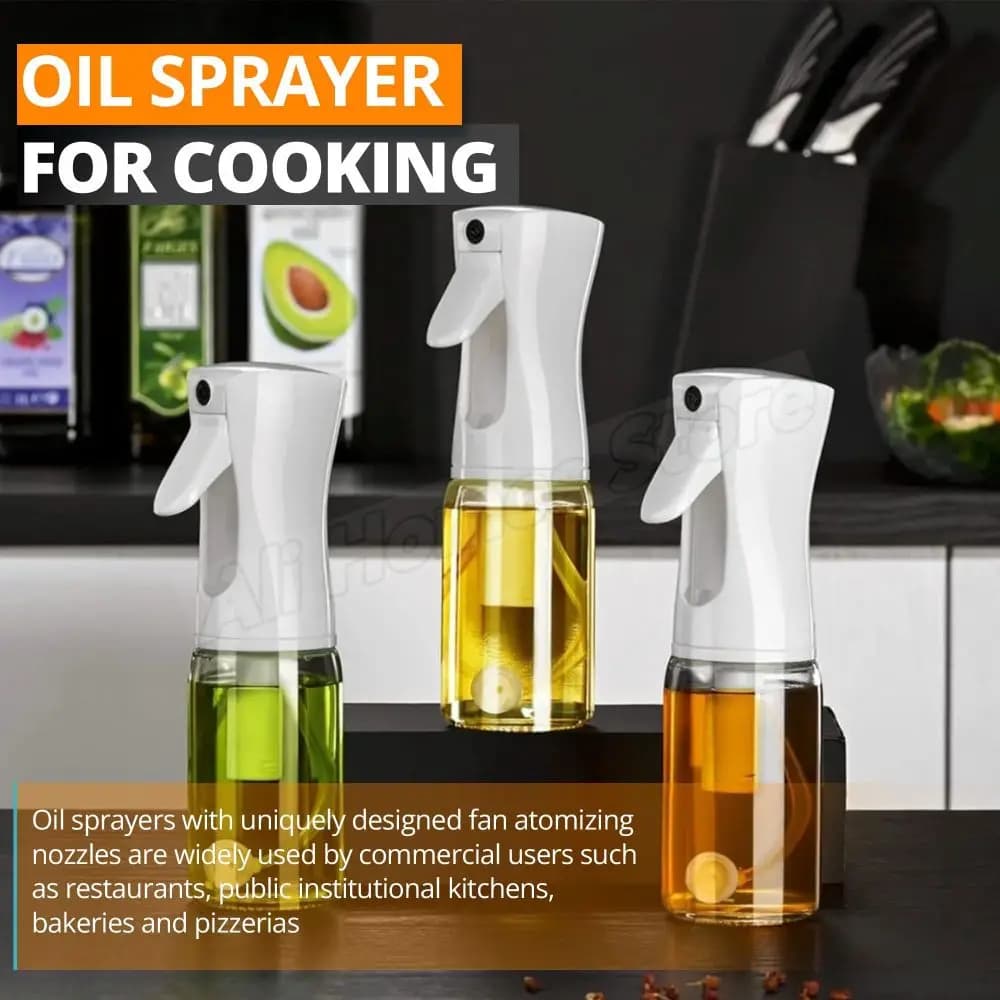 Bouteille pulvérisateur d'huile 1-2 pièces, pour barbecue, cuisson, huile d'olive, distributeur d'huile de cuisine, pour salade, 200/300/500ML, bouteille d'huile de cuisson