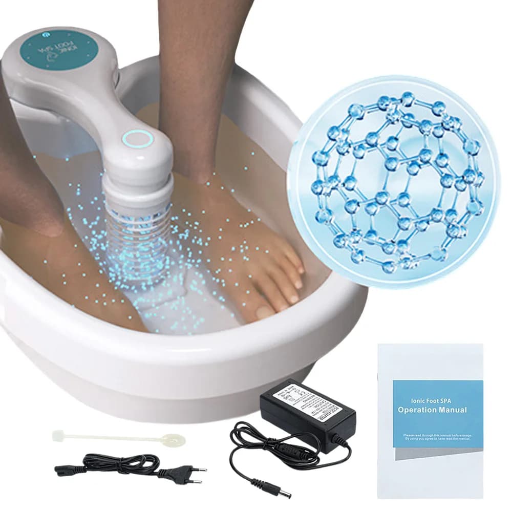 Machine de spa ionique pour les pieds, bain de pieds, massage, nettoyage des pieds, détoxification, soulage la fatigue, favorise la circulation sanguine, beauté et santé