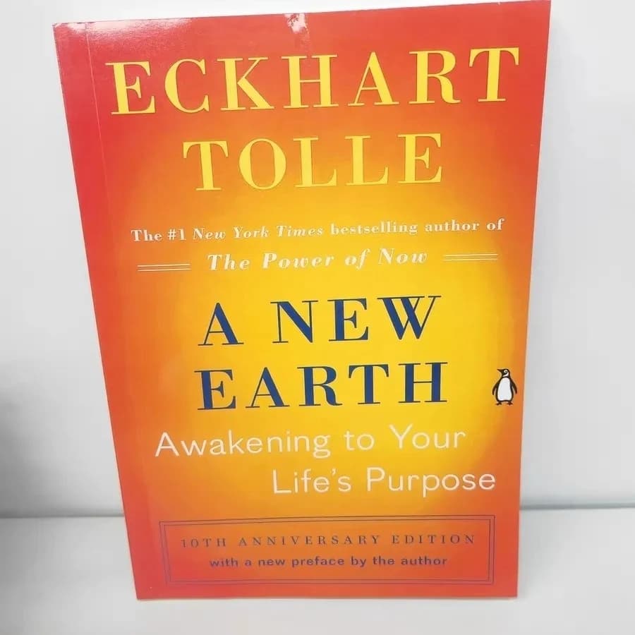 Une nouvelle Terre d'Eckhart Tolle Éveil vers le Scopo de votre vie Livre anglais