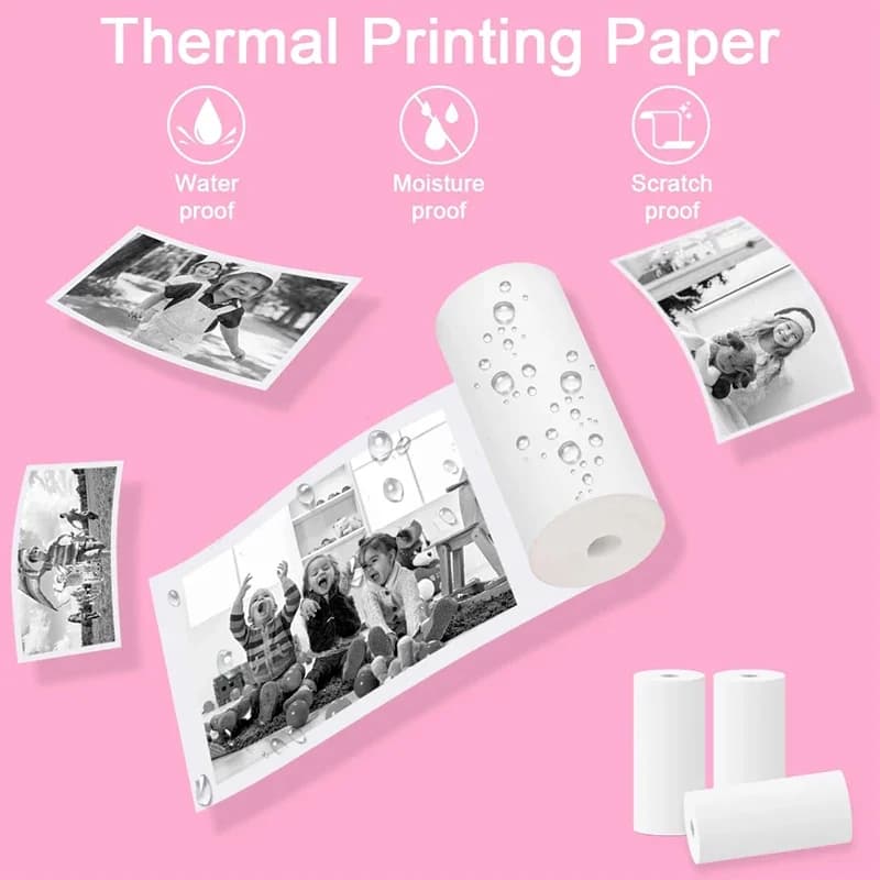 16 rouleaux de papier thermique 57x25 Mm