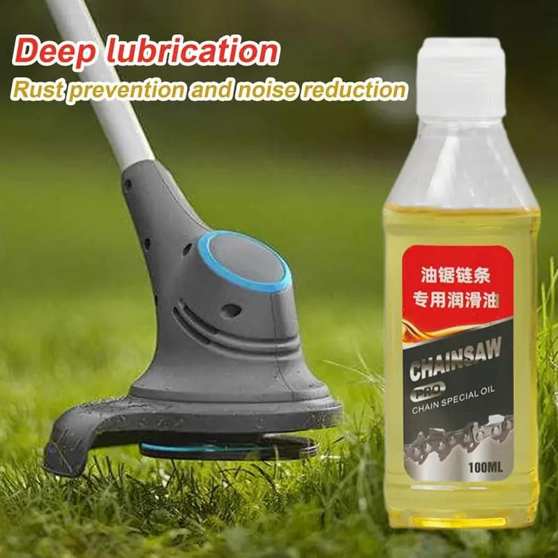 Huile pour tronçonneuse électrique, 100ml, multi-usages, solvant synthétique, antirouille, lubrifiant pénétrant en profondeur pour taille-haie