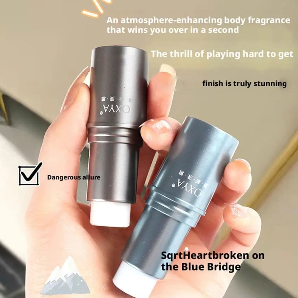 Baume Solide Parfum Phéromone Roll-on pour Femme et Homme, Parfum Naturel Frais Amoureux, Déodorant Parfumé Frais pour Homme