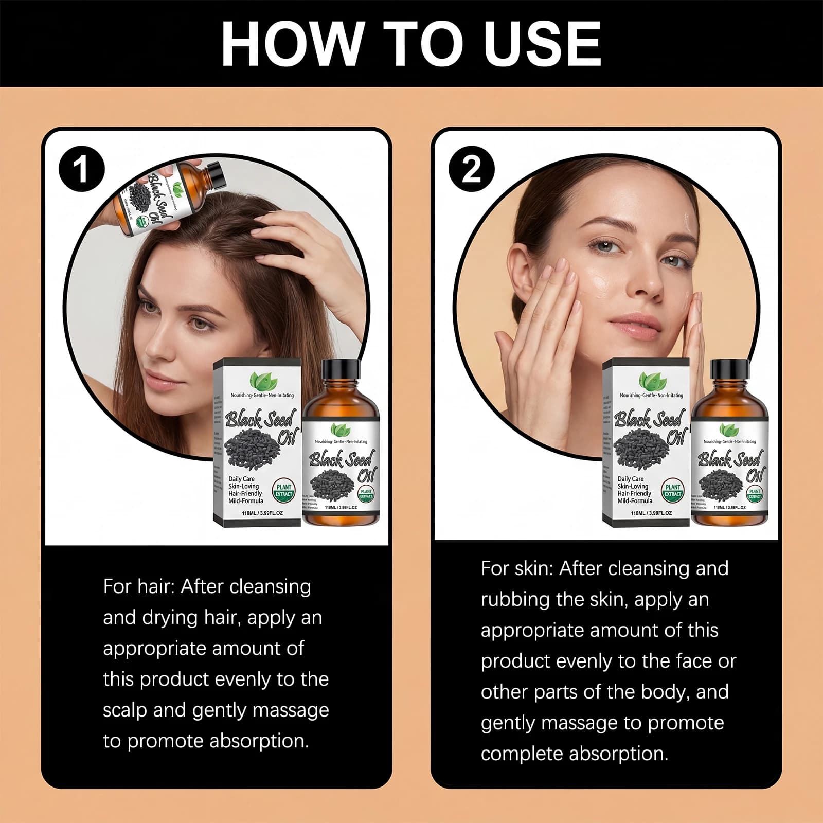 Huile Essentielle de Nigelle Pure Multi-Usages