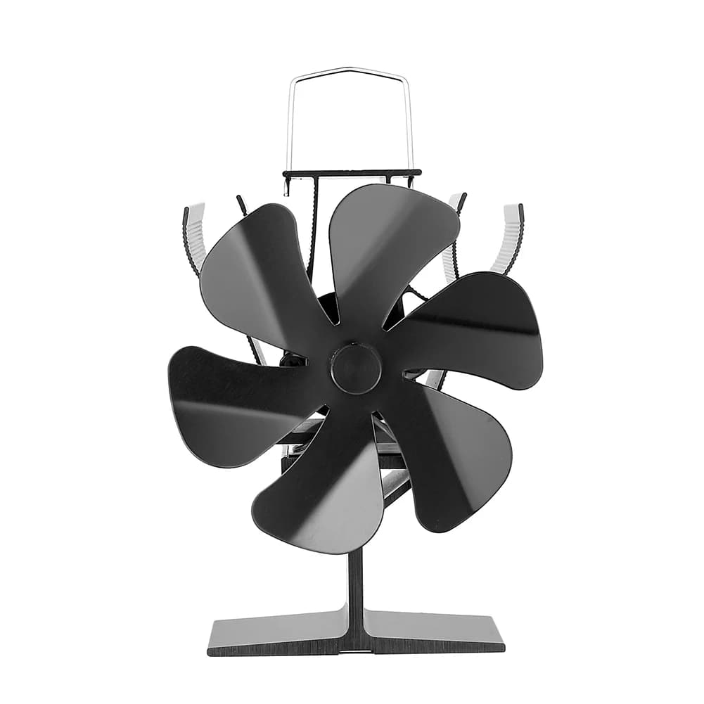 Ventilateur de poêle à chaleur Aucune électricité requise Fonctionnement silencieux Ventilateurs de poêle à énergie thermique pour cheminées de chauffage domestique Brûleur à bûches
