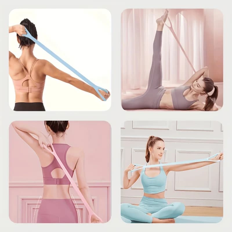1 bande de résistance pour yoga - couleur aléatoire