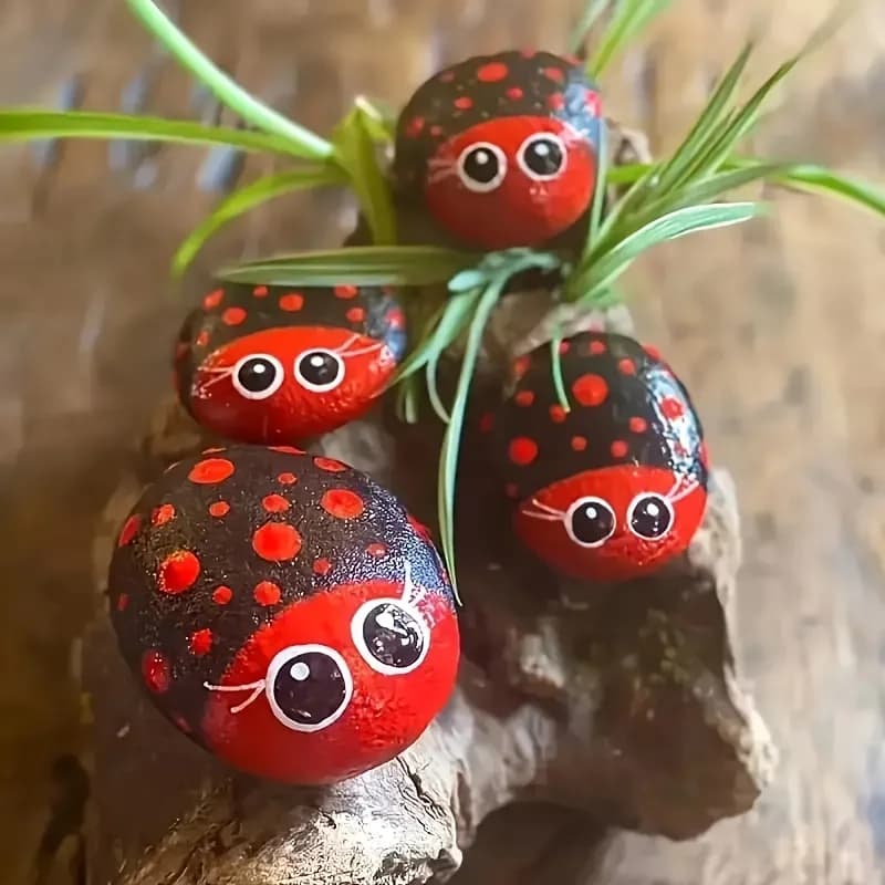 20 pierres de rivière naturelles, pierres lisses, tailles 1-3 cm, adaptées à l'art, à la décoration d'aquarium, aux travaux manuels, à l'aquarium et à la peinture sur roche