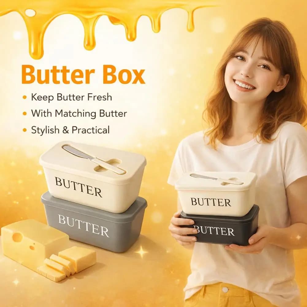 Pot à beurre en PP avec couvercle et spatule, boîte à beurre hermétique pour réfrigérateur, récipient de rangement moderne pour beurre, fromage à la crème