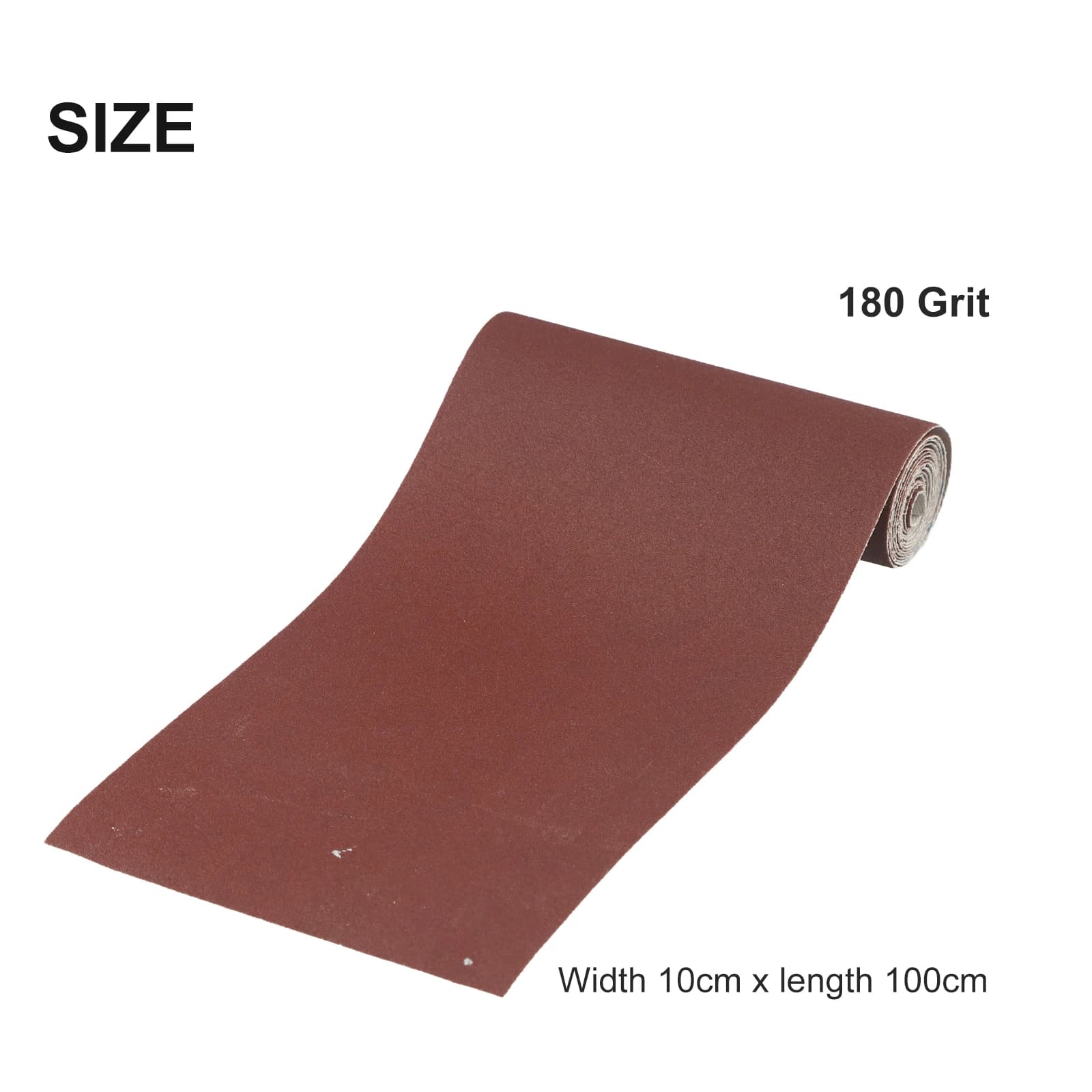Feuilles abrasives abrasives pour grill levez y, rouleau de papier de verre, grain 80, 120, 180, 240, 600, 800