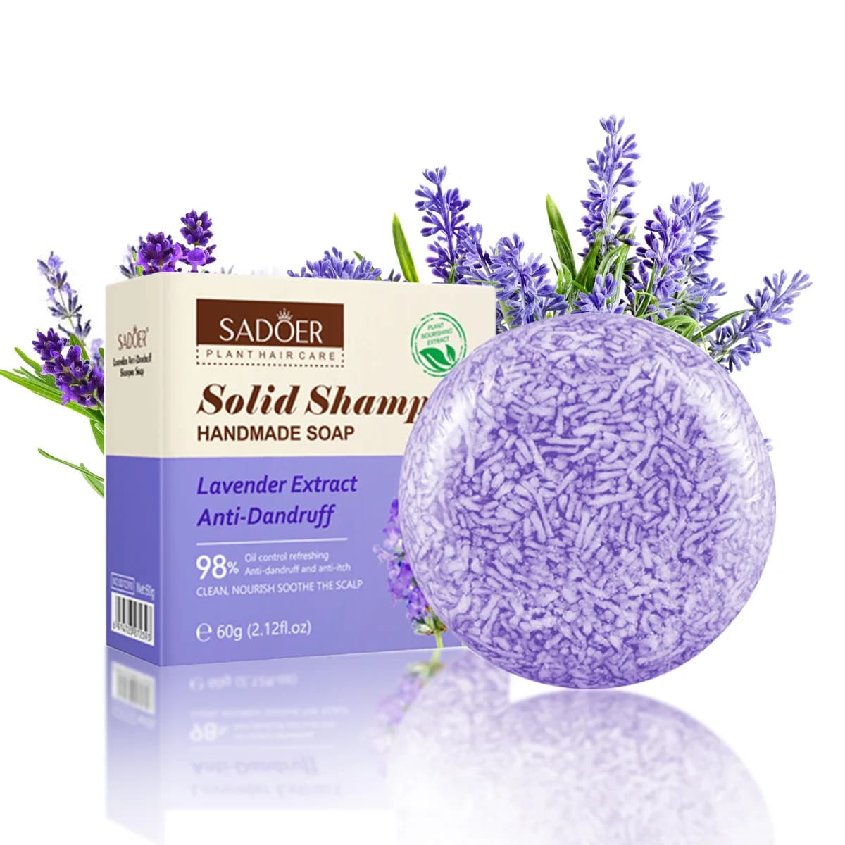Savon shampoing à la lavande
