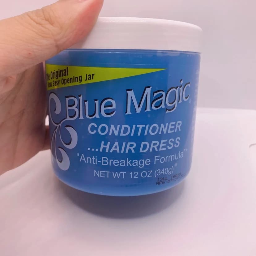 Huile de ricin magique pour cheveux bleus