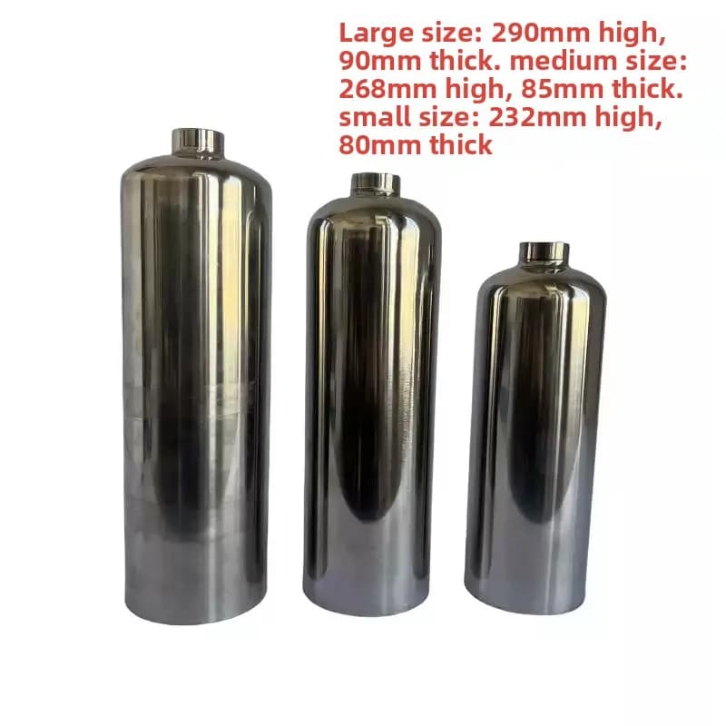Bidon d'huile en acier inoxydable, trois styles sont disponibles Bidon d'huile en acier inoxydable, trois styles sont disponibles