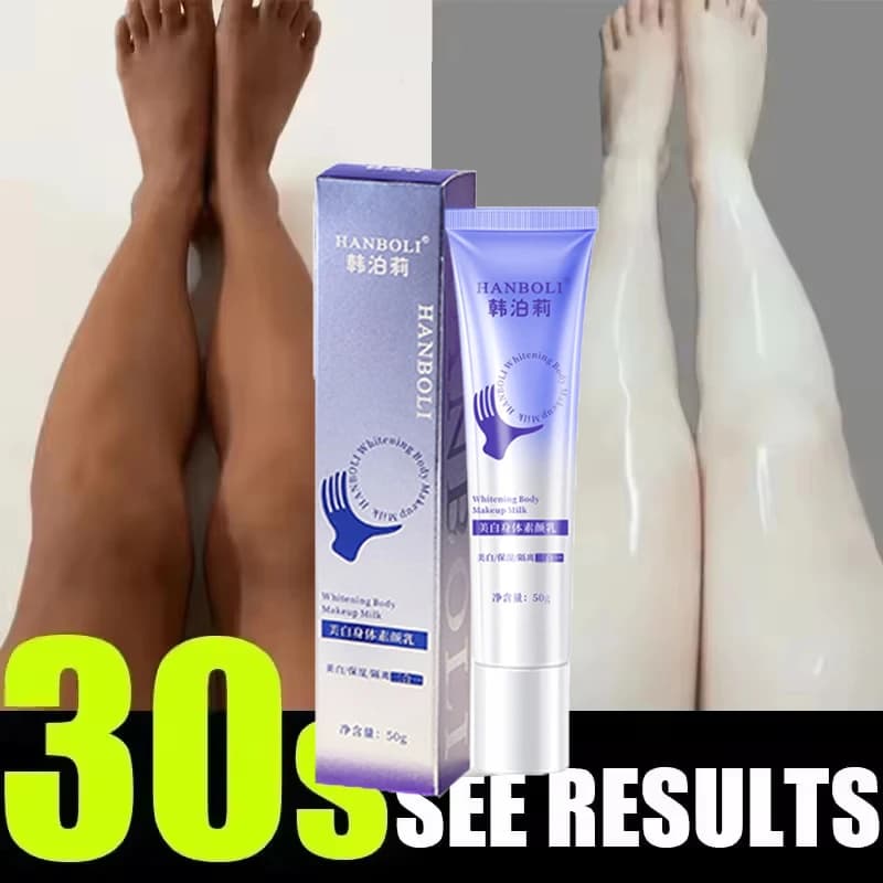 Crème Éclaircissante Corporelle pour Zones Intimes, Bras, Genoux, Lèvres et Peaux Foncées – Éclaircissement de la Mélanine, Essence Rose Hydratante et Soin Intime