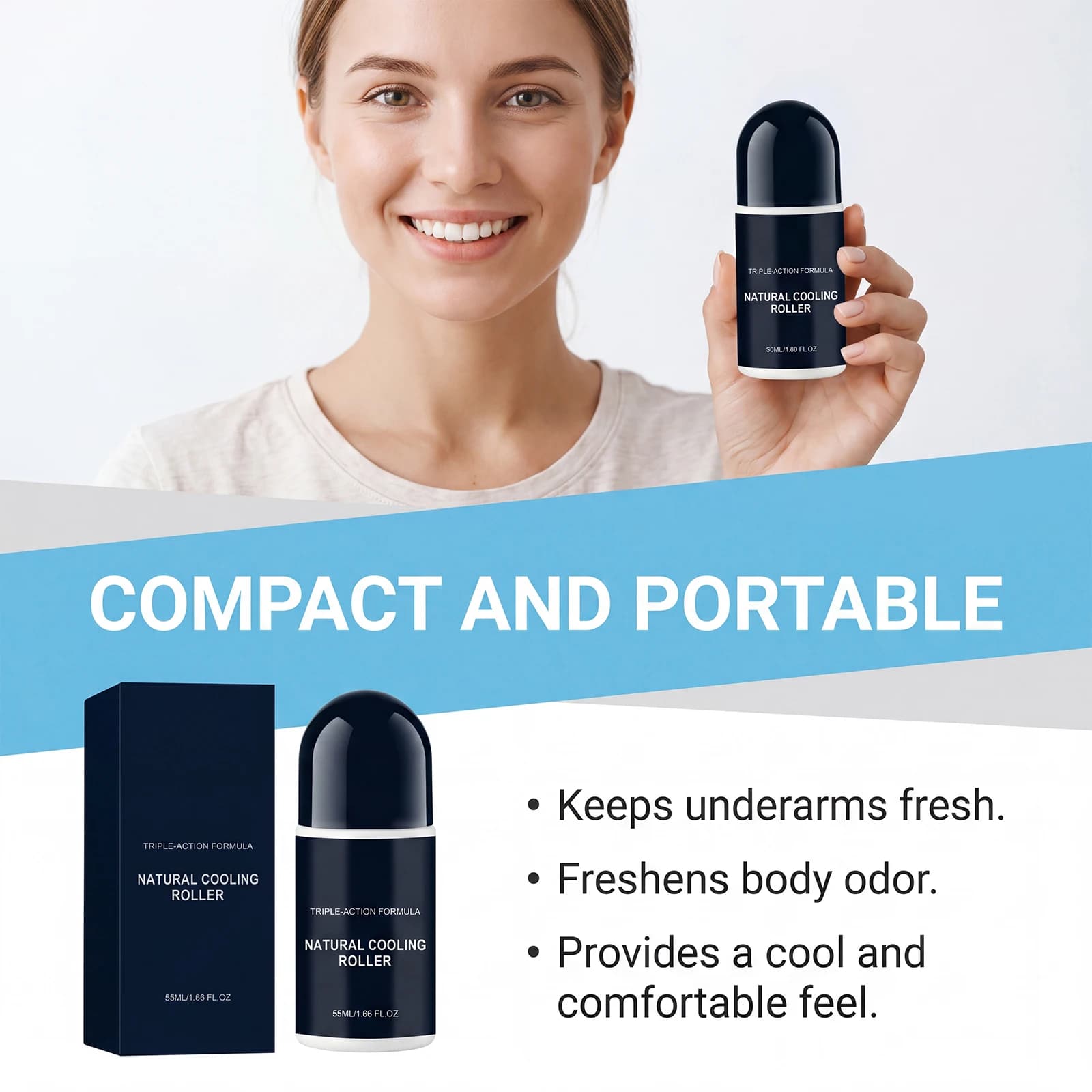 Huile de massage rafraîchissante naturelle, soulagement de la fatigue, apaise et calme la peau chaude, absorption rapide, non collante, effet rafraîchissant instantané, huile rafraîchissante estivale