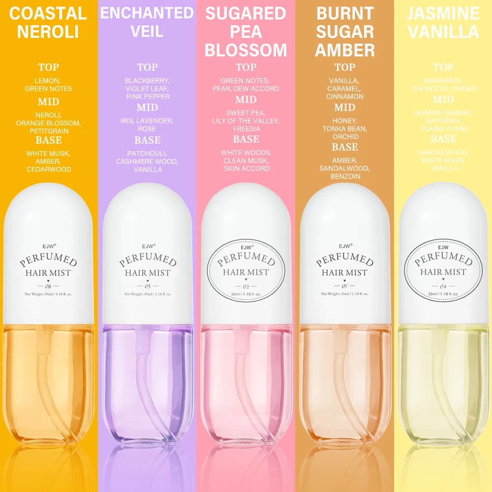Parfum réparateur pour cheveux, huile essentielle pour soins capillaires : nettoyage en profondeur, soin profond, parfum pour cheveux longue durée, parfum naturel, spray capillaire.