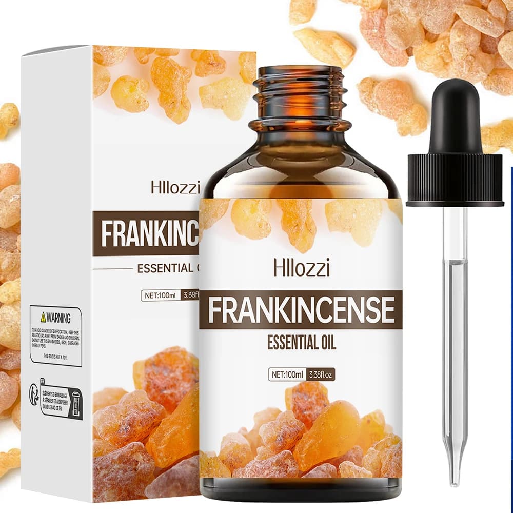 Huile essentielle végétale d'encens, soins pour la peau du visage et du corps, huile essentielle de massage hydratante et hydratante