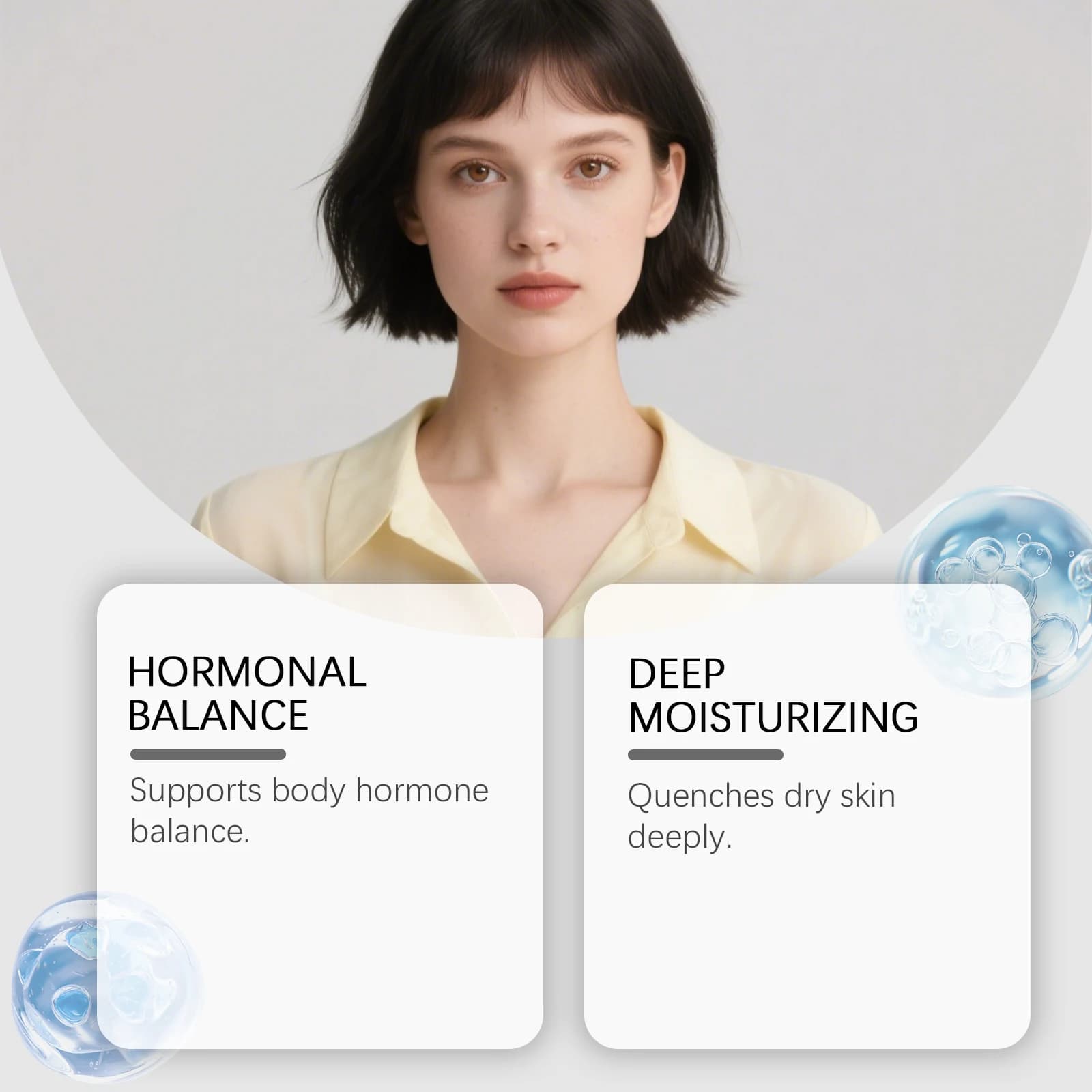Crème Yam sauvage Hormones équilibre femme améliorer l'élasticité de la peau brillant soins de la peau traitement du ménopause crème de progesterone naturelle
