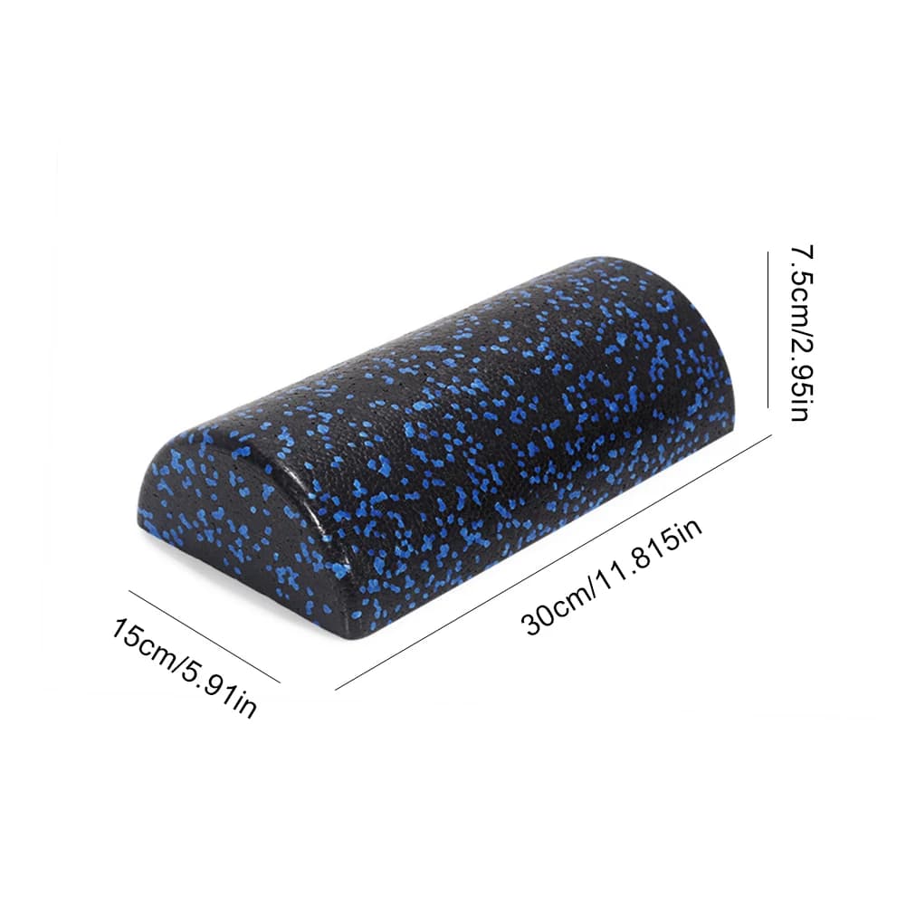Rouleau de yoga demi-rond