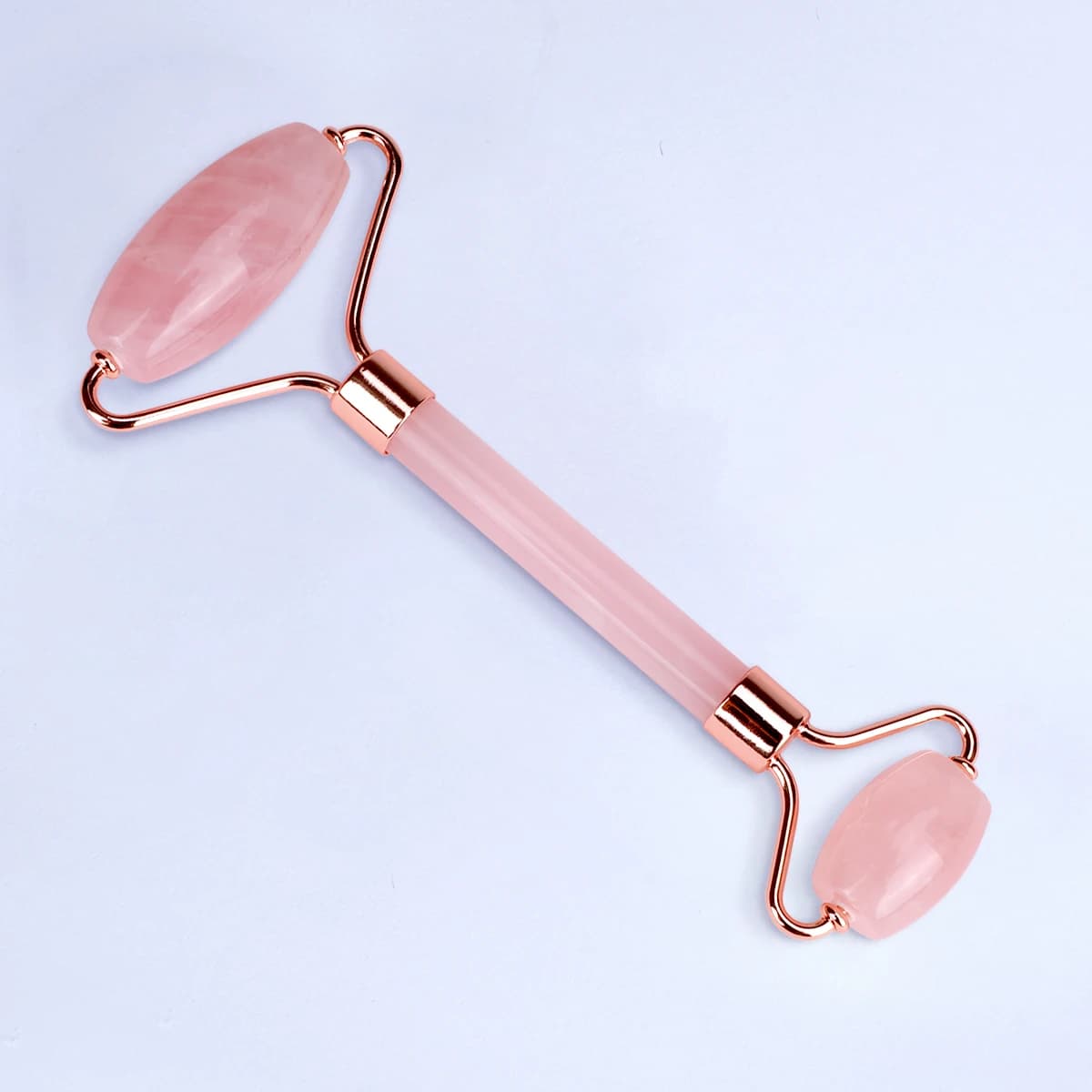 Rouleau de diversification en quartz rose, pour soins du visage, amélioration de la peau, beauté du visage, ligne fine et déformable, relaxation, 1 pièce