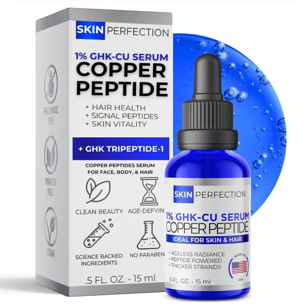Sérum facial Ghk-Cu, formule nourrissante en profondeur, hydratation longue durée pour les peaux sèches et déshydratées, soin de la peau
