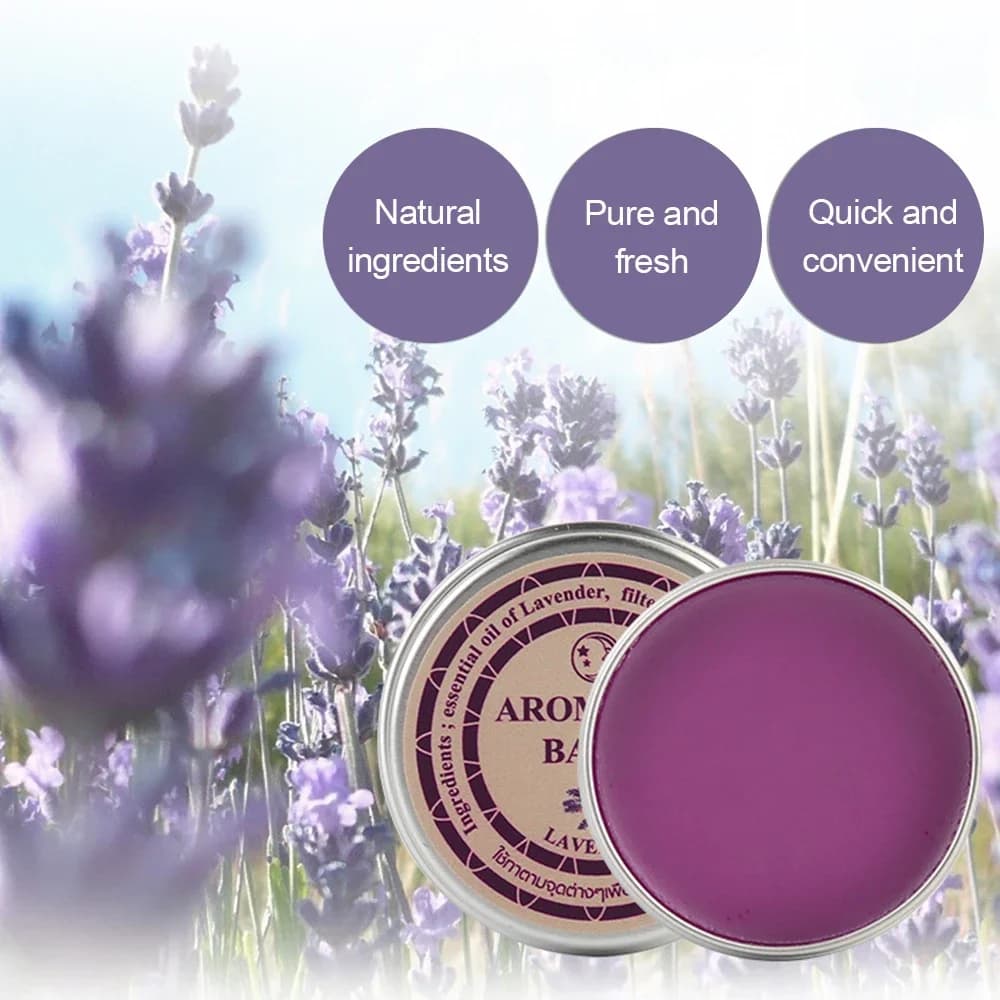 Crème relaxante à la la lavande, améliore le sommeil, apaise l'humeur, crème aromatique, baume aromatique relaxant, parfums