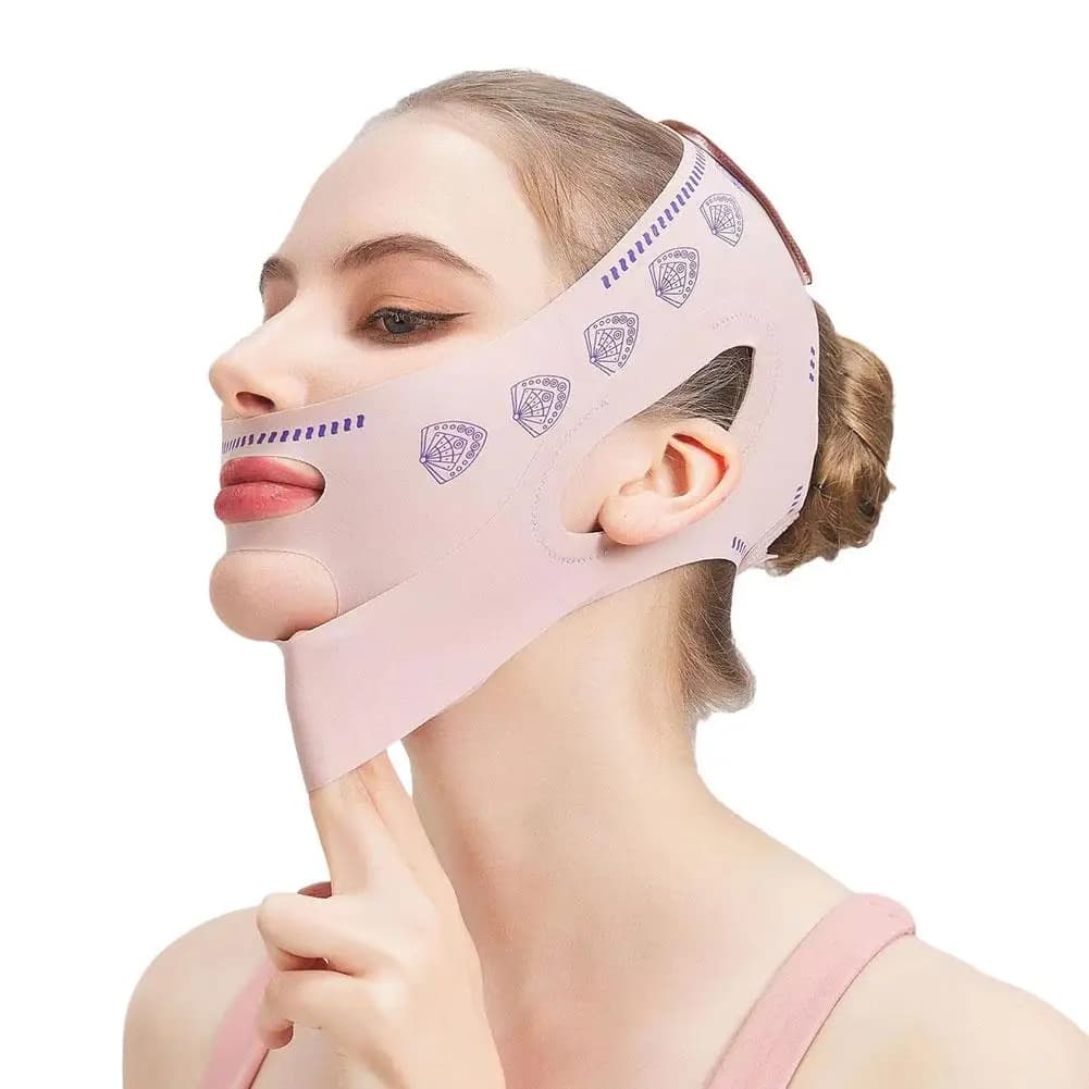 Bandage amincissant pour le visage à double pont