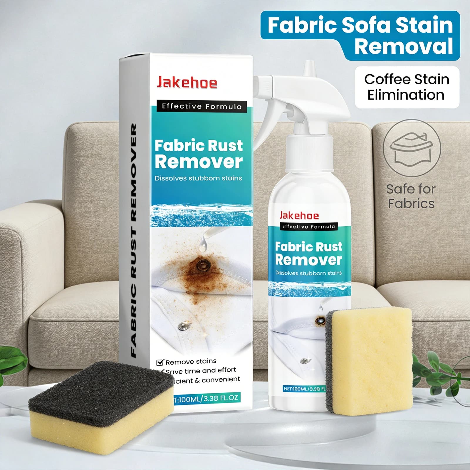 Dissolvant de rouille pour tissu