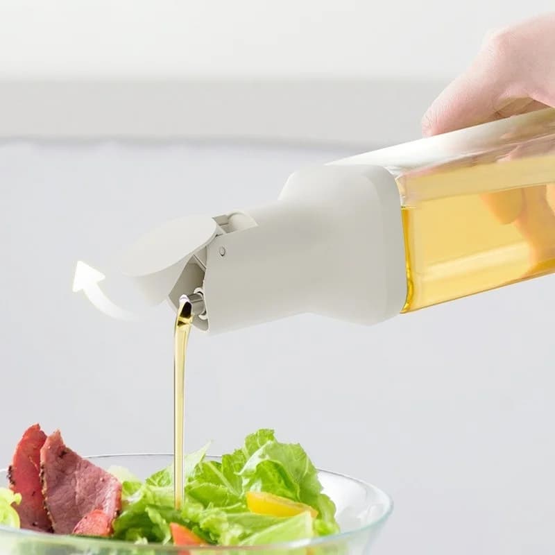Bouteille d'huile en verre de 500ml